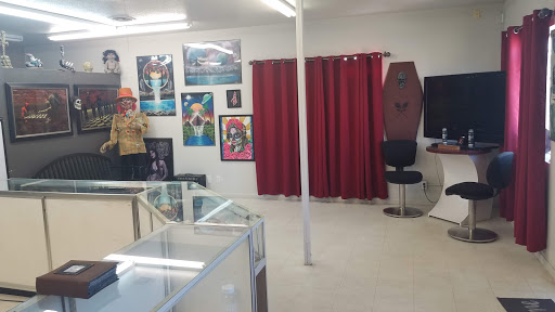 Explore throat tattoo ideas, creative tattoo ideas in Fort Mohave, available at RedRum Tattoo & Body Piercing Co.