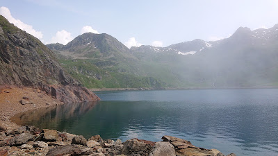 Le Lac Bleu à Campan