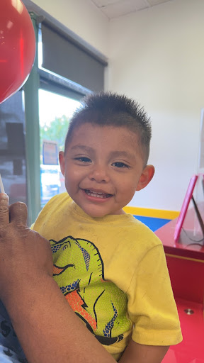 Explore forearm wolf tattoo ideas, creative tattoo ideas in Chino, available at Kids Fun Cuts - Childrens Haircuts & Ear Piercings