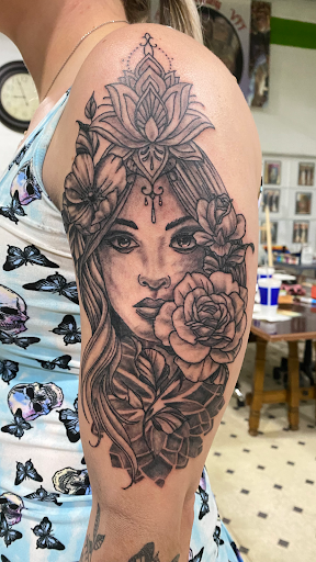 Explore ghostemane tattoo ideas, creative tattoo ideas in Evansville, available at Ink Therapy 101