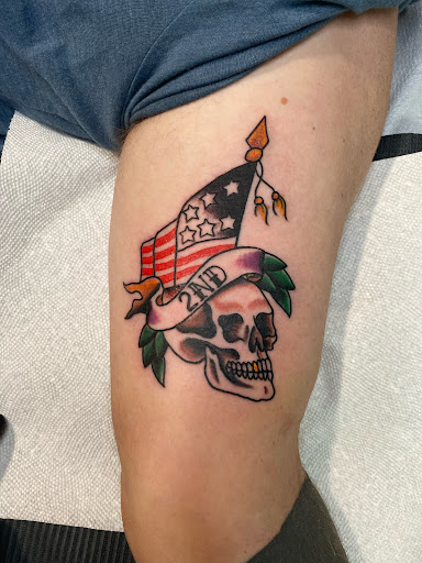 Explore neck tattoo ideas men, creative tattoo ideas in Charleston, available at The Edge Tattoo Studio