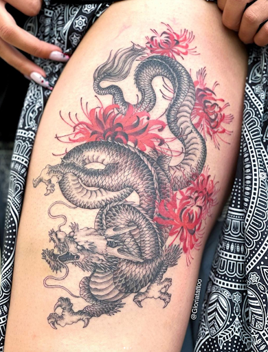 Explore tattoo ideas wolf, creative tattoo ideas in Los Angeles, available at Hailin Tattoo Studio
