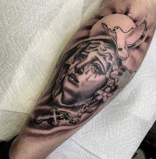Explore jordan tattoo ideas, creative tattoo ideas in Auburn, available at State Street Tattoo