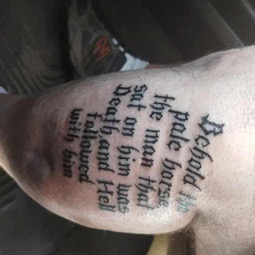 Explore gaming tattoo ideas, creative tattoo ideas in Beaufort, available at Kiss of Ink Tattoo