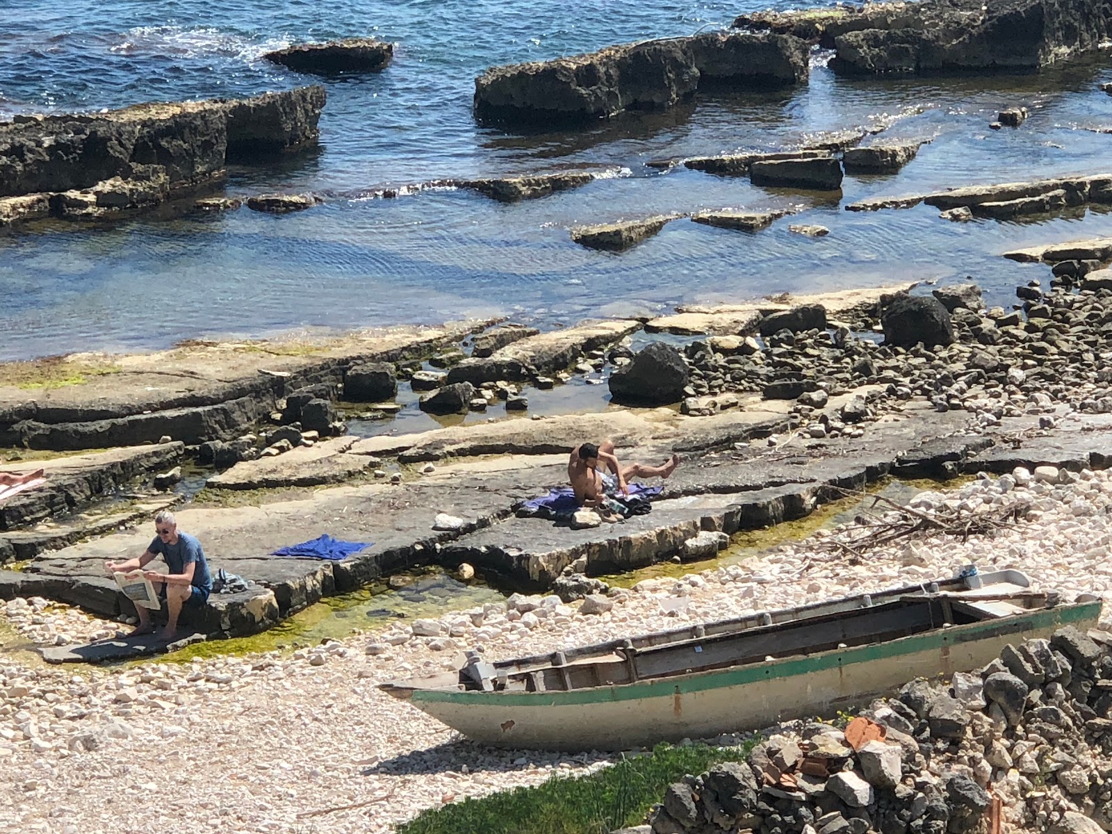 Foto von Le Conche Naturist Beach wilde gegend
