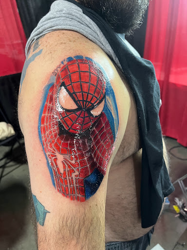 Explore left arm sleeve tattoo ideas, creative tattoo ideas in Waxahachie, available at ExclusivE Tattoo and Barber