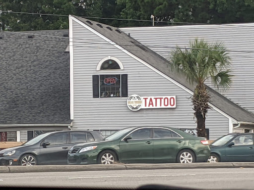 Explore chicano sleeve tattoo ideas, creative tattoo ideas in North Charleston, available at Breakthrough Tattoo