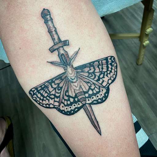 Explore step dad tattoo ideas, creative tattoo ideas in Buffalo, available at True Gloom Tattoo Studio
