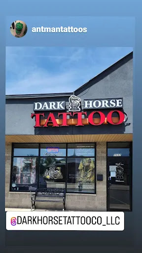 Explore cyberpunk tattoo ideas, creative tattoo ideas in Warren, available at Dark Horse Tattoo Co. LLC.