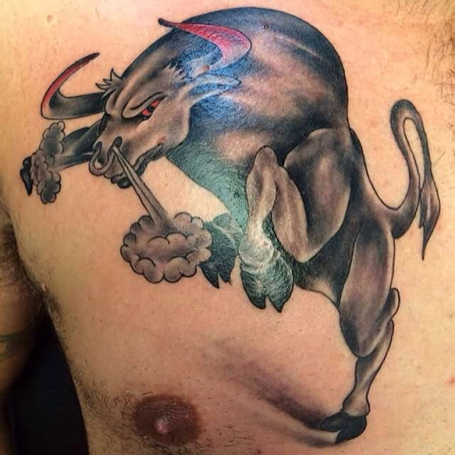 Explore comet tattoo ideas, creative tattoo ideas in Fargo, available at Golden Dragon Tattoo