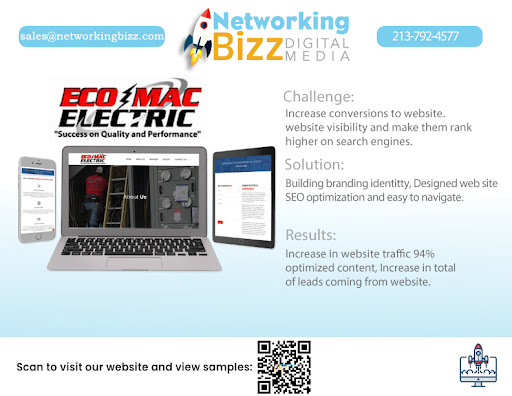 SEO Website Design Pasadena Networking Bizz image