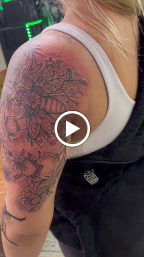 Explore waterfall tattoo ideas, creative tattoo ideas in Linn Creek, available at Hillard Skillard Tattoos, LLC.