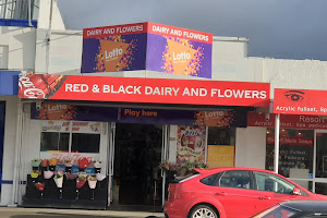 Red & Black Dairy and flowers