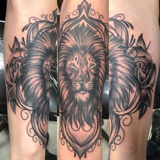 Explore side neck tattoo ideas, creative tattoo ideas in Dallas, available at Change of Tides Tattoo