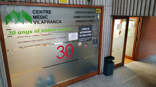 Centre Mèdic Vilafranca - Renovació Carnet de Conduir en Vilafranca del Penedès, Barcelona