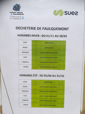Déchetterie à Faulquemont