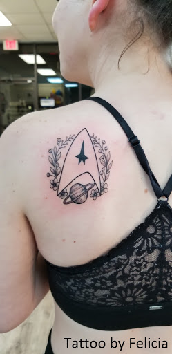 Explore thigh tattoos ideas, creative tattoo ideas in Fort Myers, available at Tiger Lotus Tattoo and Piercing