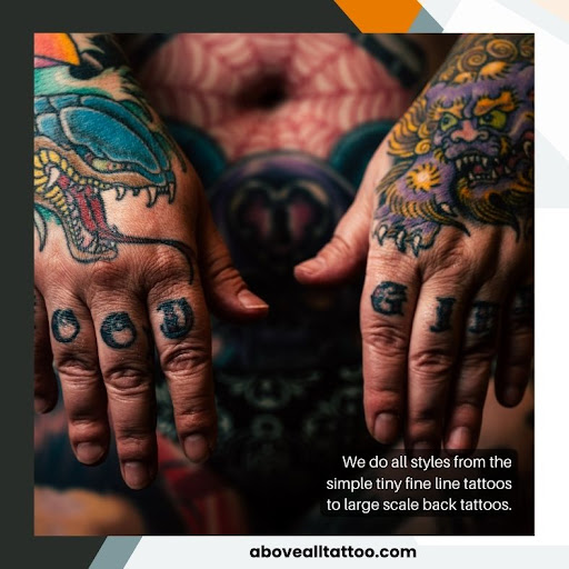 Find web tattoo ideas for your next unique tattoo in San Diego at Above All Tattoo - Pacific Beach