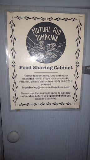 Mutual Aid Tompkins food sharing cabinets