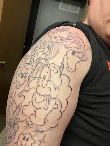 Explore name sleeve tattoo ideas, creative tattoo ideas in Saint Louis, available at Arch Nemesis Tattoo & Piercing