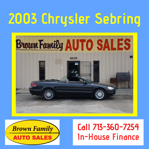 Used Car Dealer «Brown Family Auto Sales», reviews and photos, 6510 N Shepherd Dr, Houston, TX 77091, USA