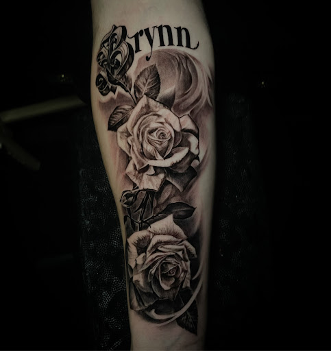 Explore architecture tattoo ideas, creative tattoo ideas in Chicopee, available at Vellum Art Collective Tattoo Studio