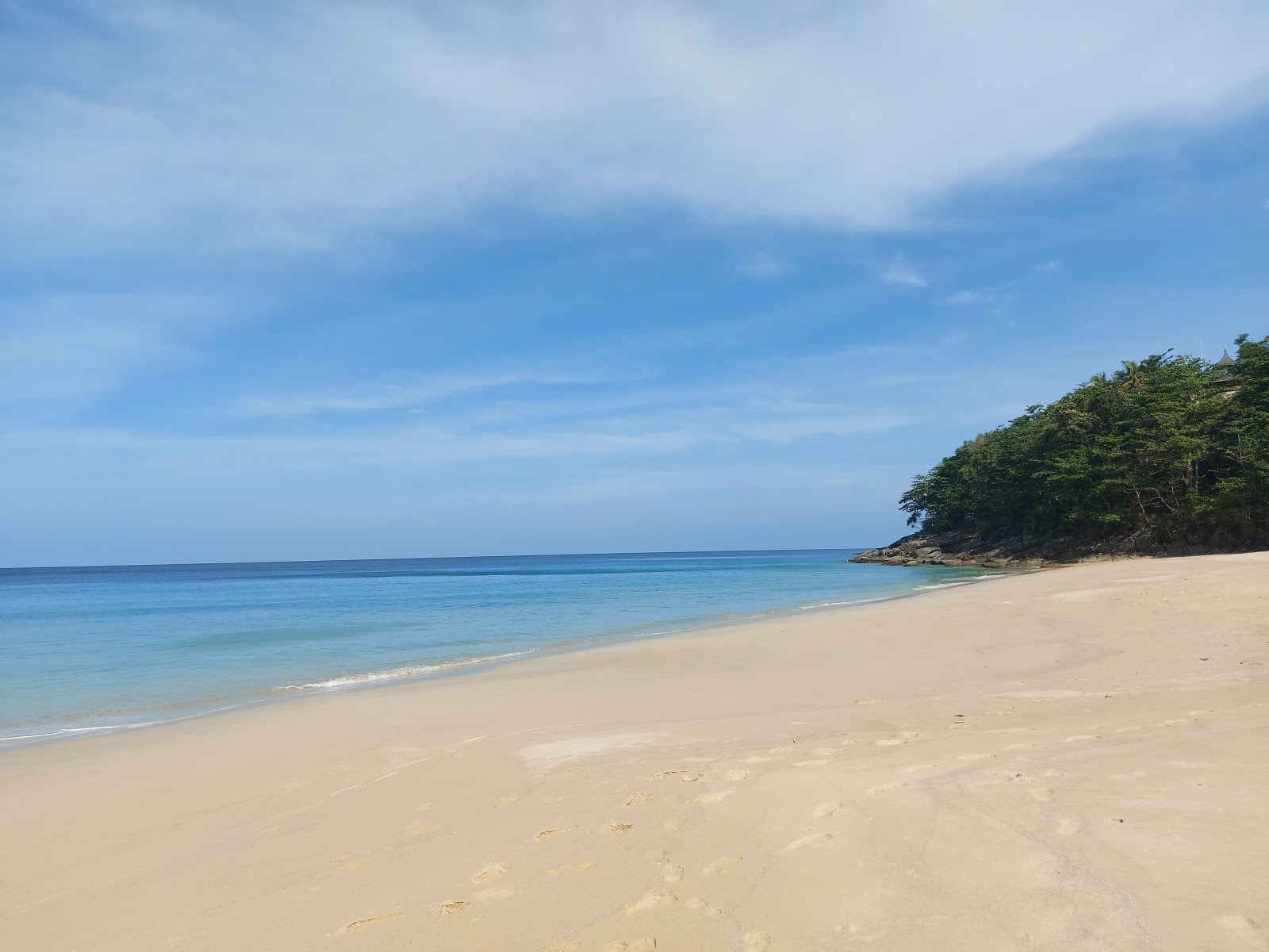 Fotografija Andaman Bela Plaža z prostoren zaliv