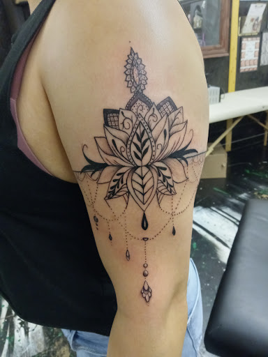Explore japanese neck tattoo ideas, creative tattoo ideas in Paris, available at My Body My Canvas Tattoos,Body Piercings and Permenant Make Up