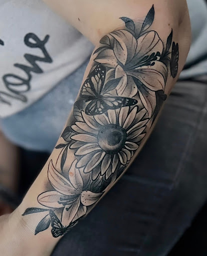 Explore tattoo placement ideas, creative tattoo ideas in Hattiesburg, available at Everything Prime Art Studio