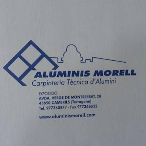 Aluminios Morell Carrer Verge de Montserrat, 28, 43850 Cambrils, Tarragona, España