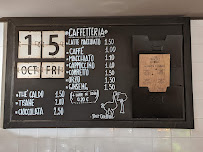 Menu du Bar Centrale Di Michelotti R.E.C. à Quiesa