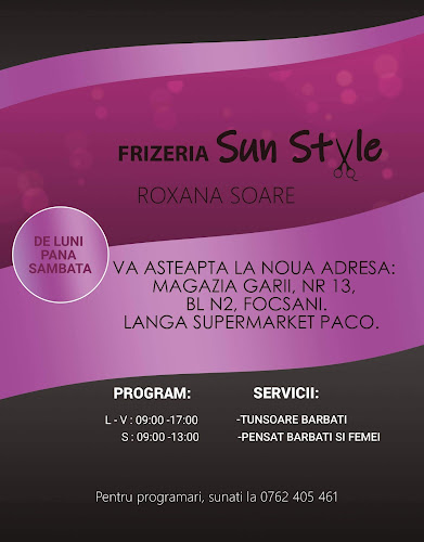 Frizeria Sun Style Roxana Soare - <nil>