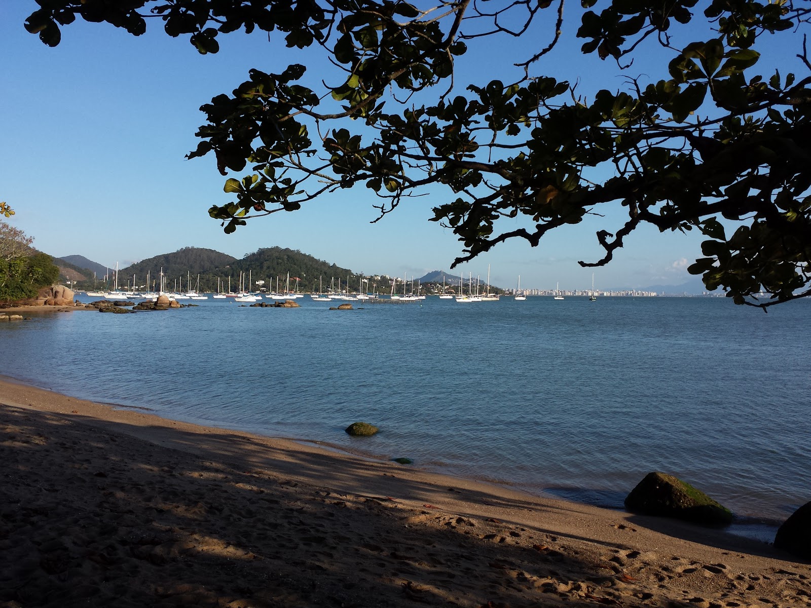 Zdjęcie Praia do Posto do Sambaqui poparte klifami