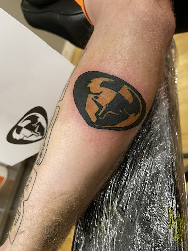 Explore solid black tattoo ideas, creative tattoo ideas in Plattsburgh, available at Ink by Lace LLC