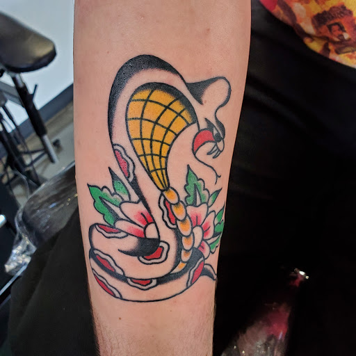 Explore trap tattoo ideas, creative tattoo ideas in Tallmadge, available at Killjoy tattoo