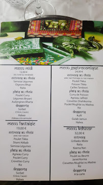 Menu du LE KOH-I-NOR à Périgueux