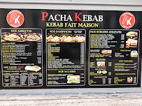 Pacha Kebab à Chartres menu