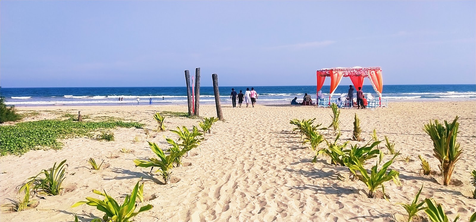 Fotografie cu Ramapuram Beach zonele de facilități