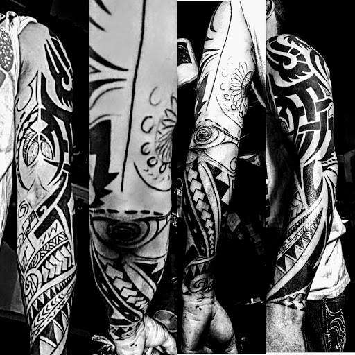 Explore mens travel tattoo ideas, creative tattoo ideas in Los Angeles, available at One Way Tattoo Shop