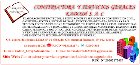 constructora y servicios generales kadosh s.a.c