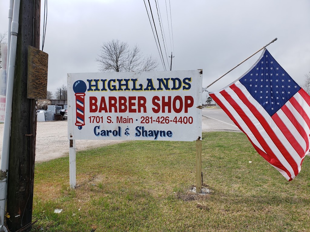 Highlands Barber Shop 77562