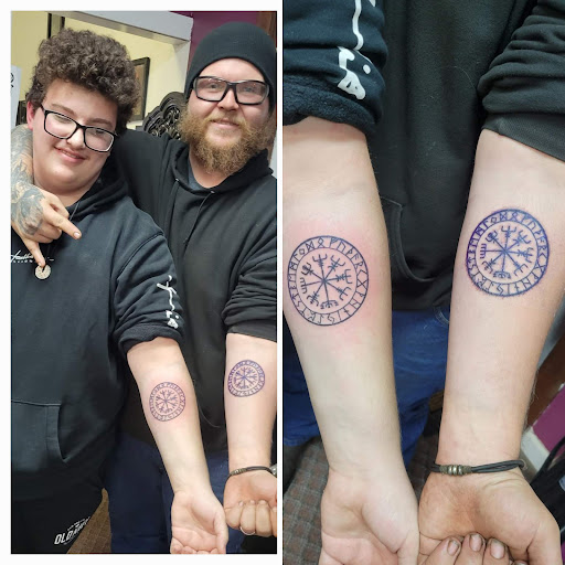 Explore cover up sleeve tattoo ideas, creative tattoo ideas in Angola, available at Hoodlum Ink