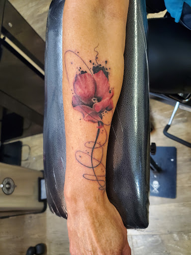 Explore ghost tattoo ideas, creative tattoo ideas in Kalispell, available at Swindler Ink