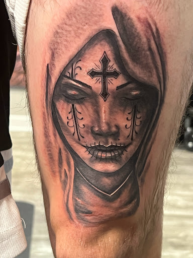 Explore elbow tattoo ideas for, creative tattoo ideas in Linn Creek, available at Hillard Skillard Tattoos, LLC.