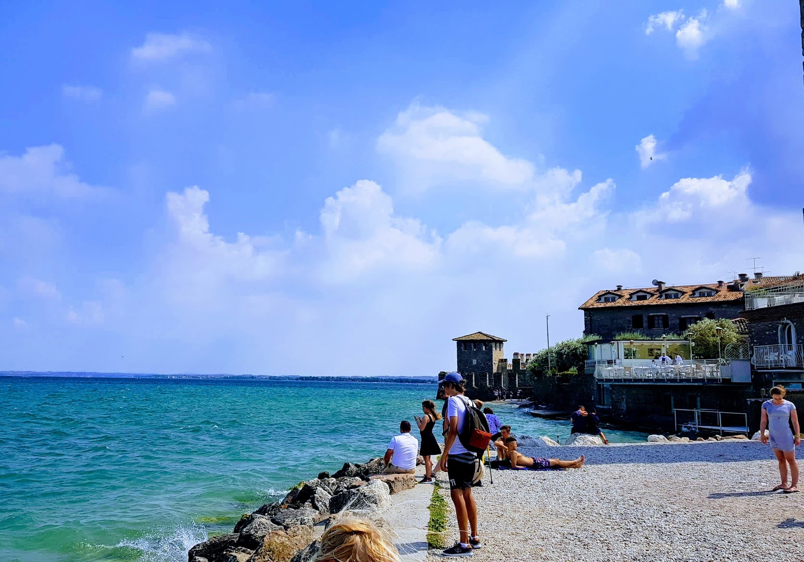 Foto von Spiaggia del Prete und die siedlung