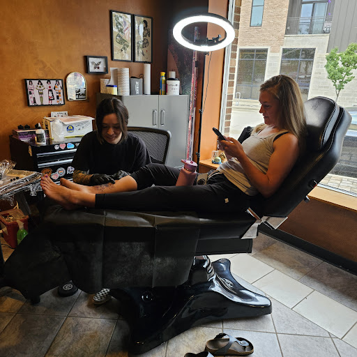 Explore leg sleeve tattoo ideas male, creative tattoo ideas in Waukesha, available at Waukesha Tattoo Company Galleria Edge