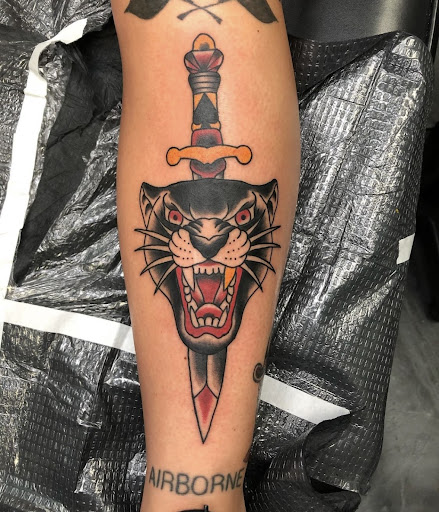 Explore dentist tattoo ideas, creative tattoo ideas in El Paso, available at American Tattoo Society of Ft Bliss