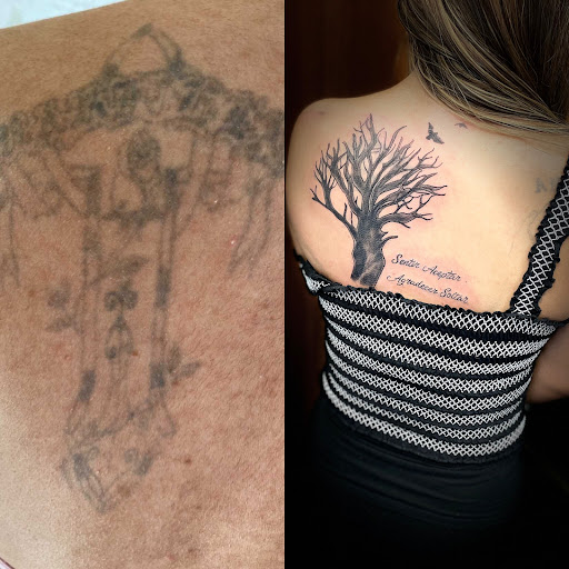 Explore half arm tattoo ideas, creative tattoo ideas in Belmont, available at The Body Art Gallery