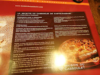 Carte du Restaurant - La Maison du Cassoulet à Castelnaudary