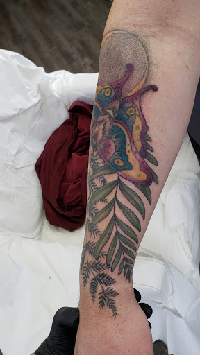 Explore heavenly tattoo ideas, creative tattoo ideas in Lawrenceville, available at Steele Ink Studios Body Art